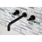 Kingston Brass KS8025CKL Two-Handle Wall Mount Tub Faucet, Oil Rubbed Bronze KS8025CKL - alternate 4